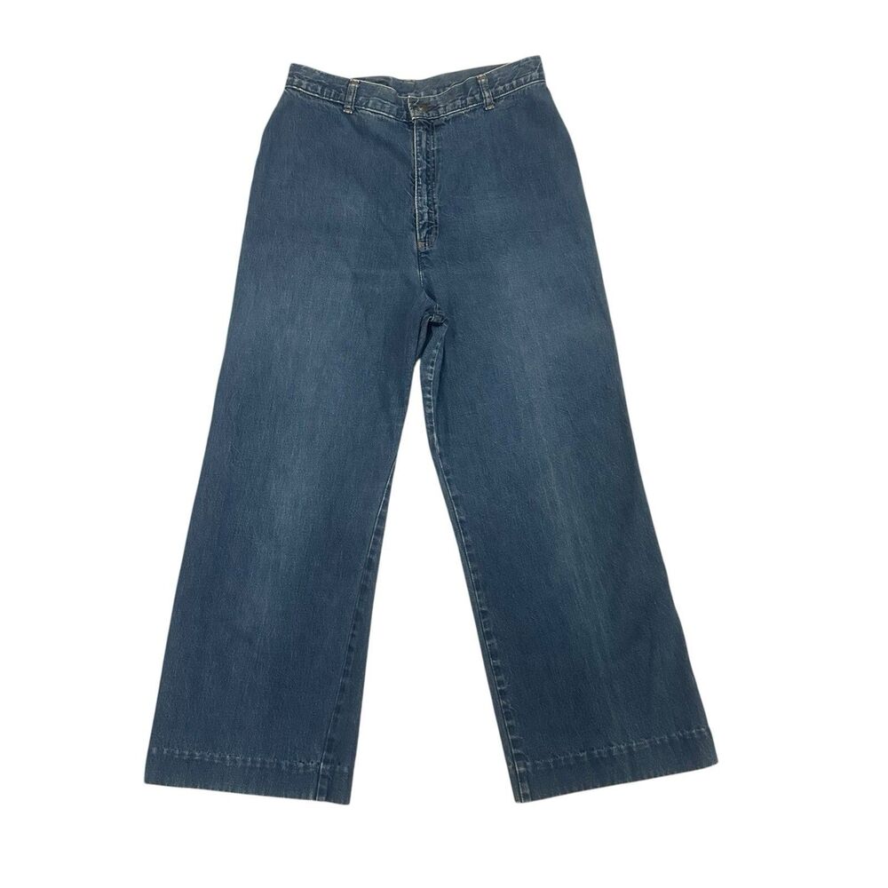 Levis Jeans Womens 28 x 26 Bell Bottom High Waist Vintage 70s No Back Pockets